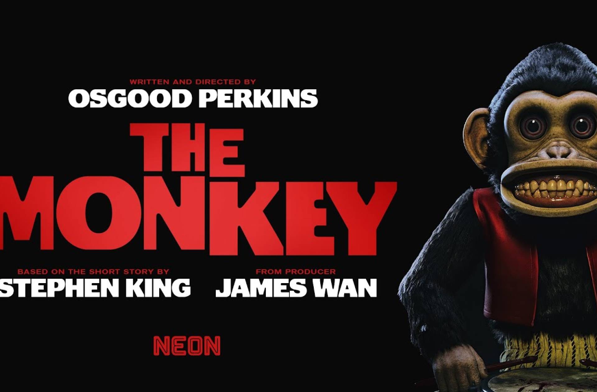 Llega “The Monkey” la nueva película de terror basada en un cuento de Stephen King. 