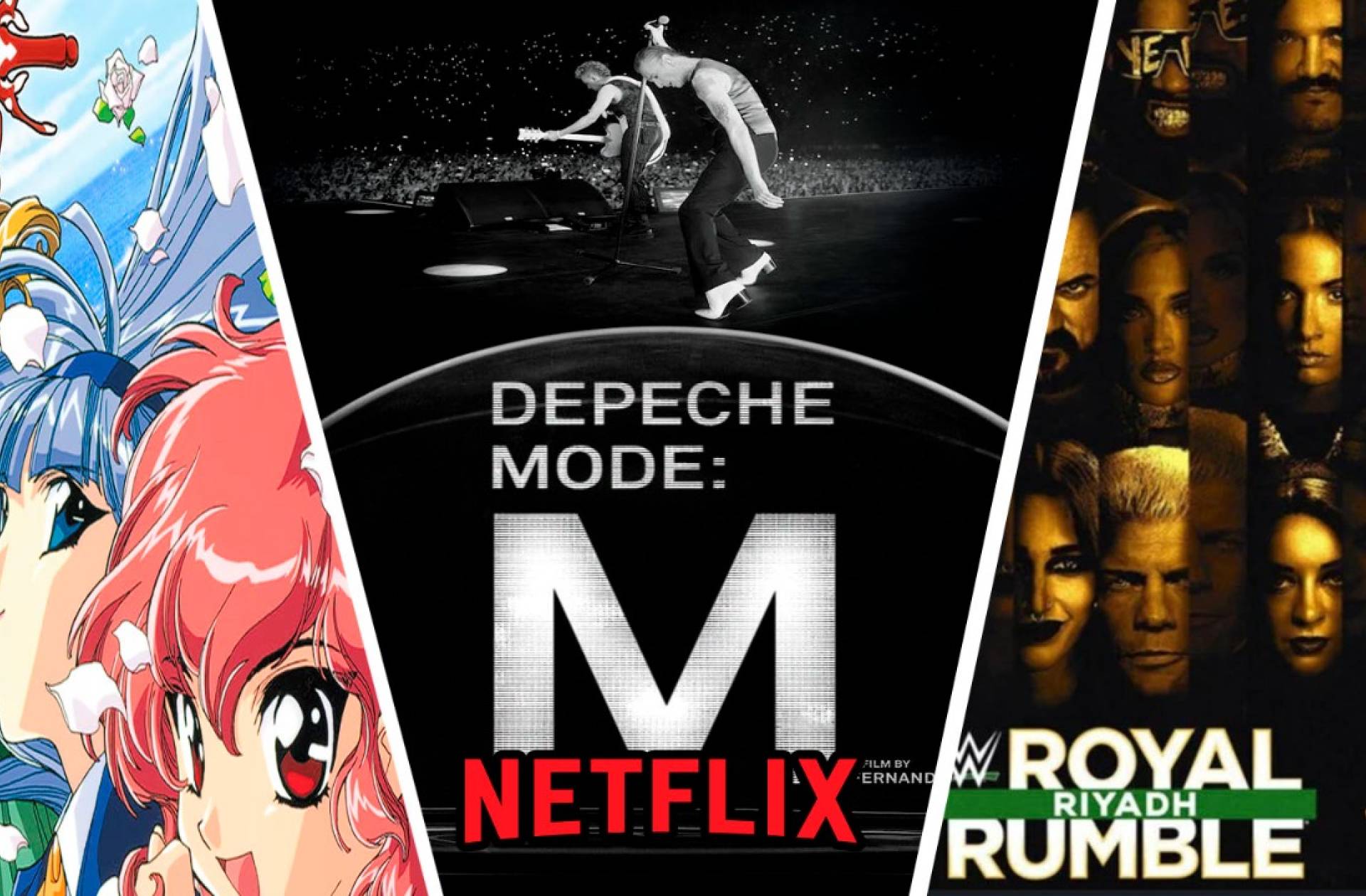 Las Guerreras Mágicas, Depeche Mode,  WWE Royal Rumble, lo nuevo que llega a Netflix en enero